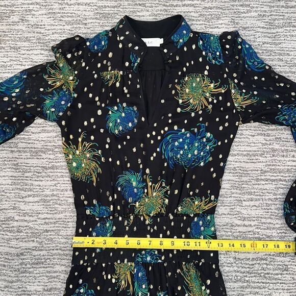 A.L.C. Reese Floral Georgette Dress - Picture 12 of 16